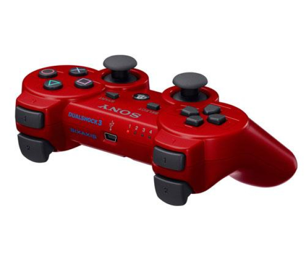 Sony DualShock3 czerwony - 1450311 - zdjęcie 2